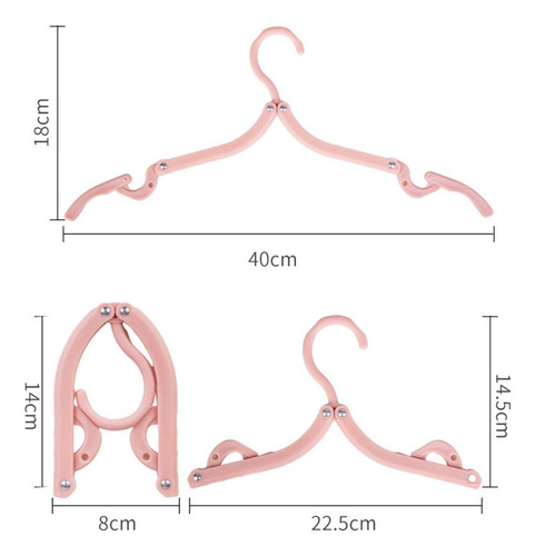 Percha Plegable Antideslizante Portátil Para Exteriores De 5