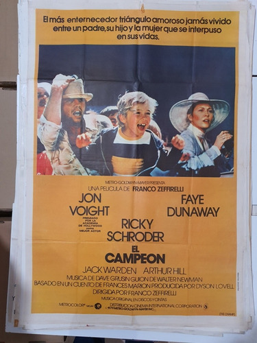 Afiche De Cine Original El Campeon- John Voight- 1715