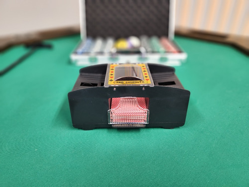Imagen 3 de 4 de Barajador Automático De Cartas Para Póquer Y Mesa De Juego