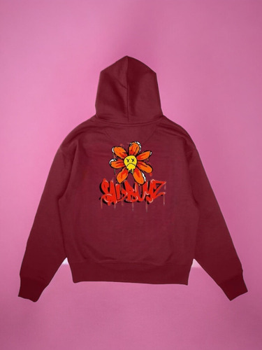 Hoodie Sudadera $ad Boys Frente Flore Atras Corrid Junior H