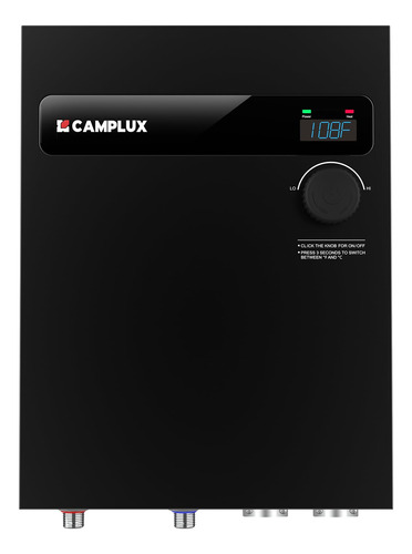 Camplux Calentador De Agua Electrico Sin Tanque 27kw 240v, C