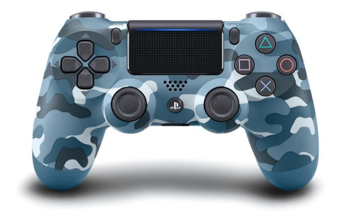 Imagen 1 de 4 de Joystick inalámbrico Sony PlayStation Dualshock 4 blue camo
