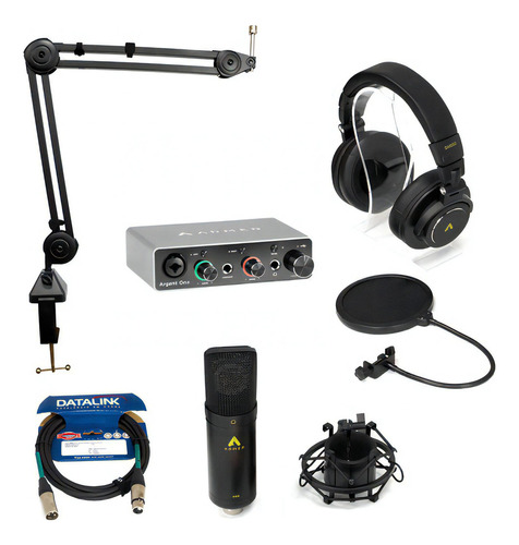 Kit Home Studio Armer Abbey Road Com Mic A68 + Fone Sh550