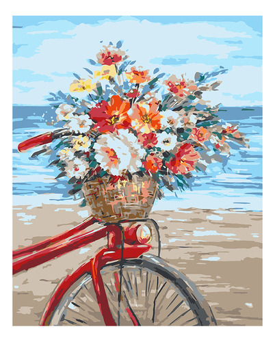 Diy Set De Pintura Decorativa Bicicleta,pintura Digital Óleo