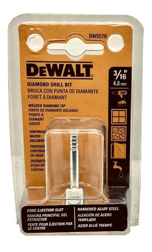 Broca De Diamante 3/16-inch Dewalt Dw5570