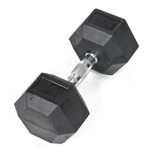 J / Fit Rubber Hex Pesas, Individual, De 40 Libras.