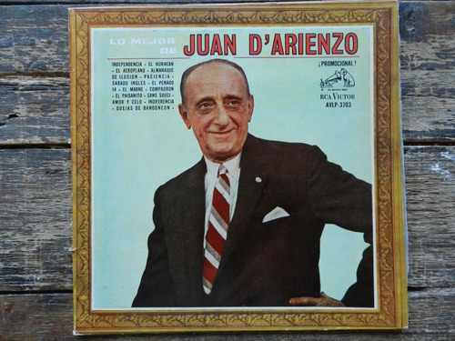   Lo Mejor De  Juan D'arienzo  Lp Vinilo Vg++