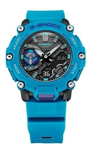 Reloj Casio G Shock Ga-2200-2a  Carbono Agente Oficial 