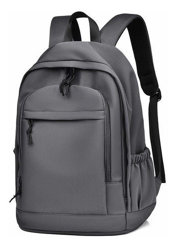 Mochila escolar Kikigoal CMF-9003BB color dark gray diseño liso 32L