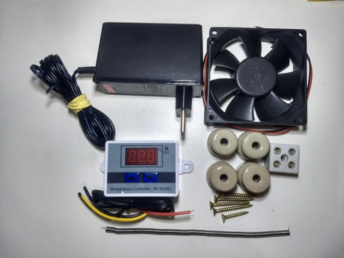 Kit Para Chocadeira  Termostato Cooler Cabo Ac D8