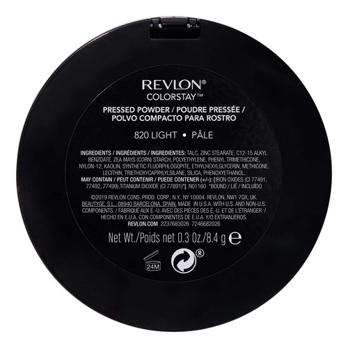 Polvo Compacto Revlon Colorstay, Duradero, Sin Fragancia