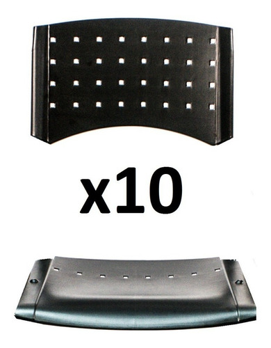 Asiento Y Respaldo Componente Silla De  Oficina Pack X10 