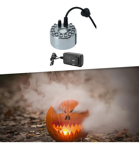 Mini Mist Maker Fogger Mister Com Luzes Coloridas Alumínio