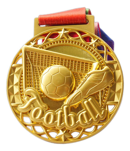 2 Medallas De Fútbol Trofeos De Participación Del Equipo