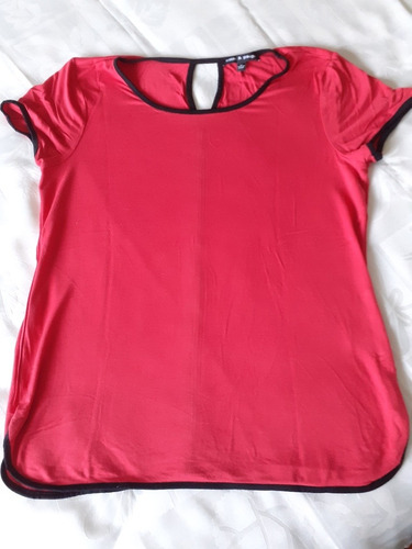 Ml Buzo Remera M/corta Rojo Combinado - T. M 