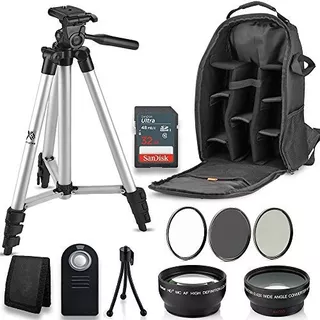 Kit De Accesorios De 52mm Para Nikon Y Cámaras Dslr D3300