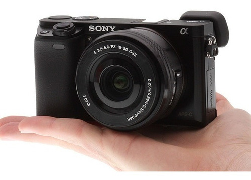 37.900- Sony Alpha A6000 Montura E - Kit 16-50mm - 24.3mp