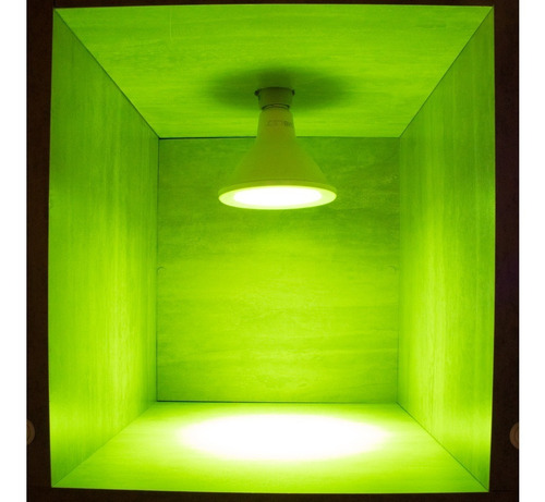 Lampadas Led Par 38 18w 127/220v Azul Cores E27 Ip65 Luz Verde 127/220v (127/220V)
