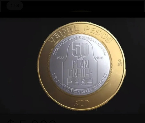 Moneda De $20 Plan Dn-111-e