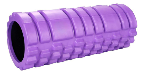 Rolo Yoga Masajeador Rodillo Pilates Foam Masaje Texturado Color Violeta