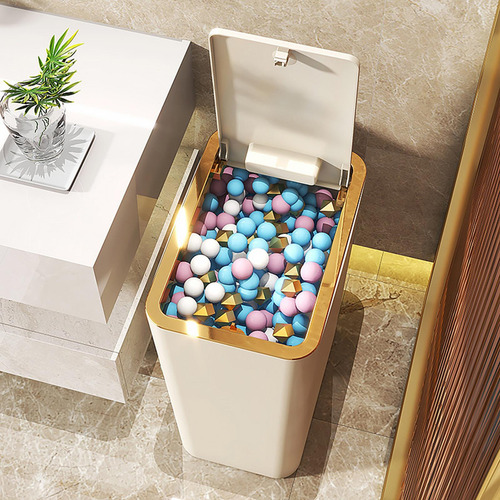 Elegante Bote De Basura Con Tapa Para Organización Del 12l
