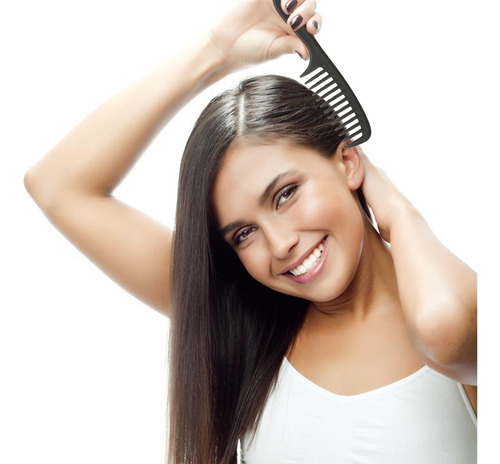 Peine De Dientes Anchos Para Desenredar El Cabello, Peine An