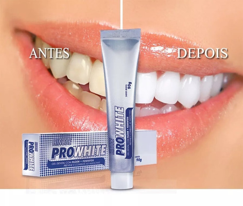 Imagem 3 de 6 de Kit 5 Unid Gel Dental Clareador Pro White Hinode Cód 40000