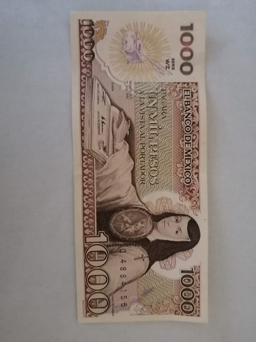 Billete De $1,000 De Sor Juana Nuevo