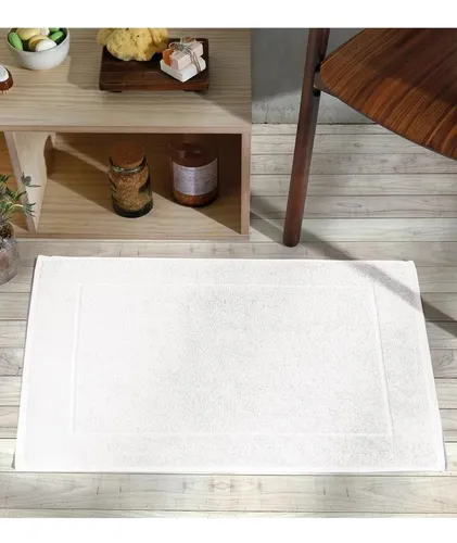 Toalla De Piso Dohler Rubi 100% Algodón Egipcio 50x70cm Color Crema
