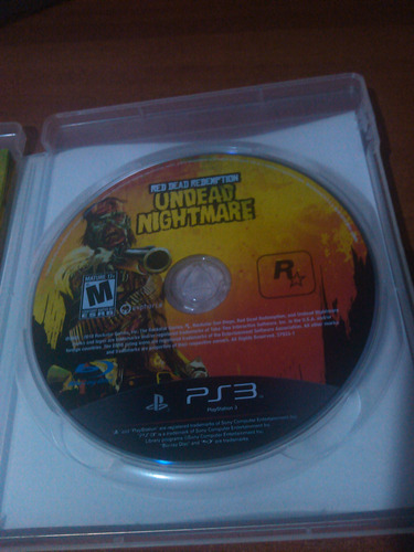 Juego Ps3 Red Dead Redemption Undead Nightmare 18$ (Usado)