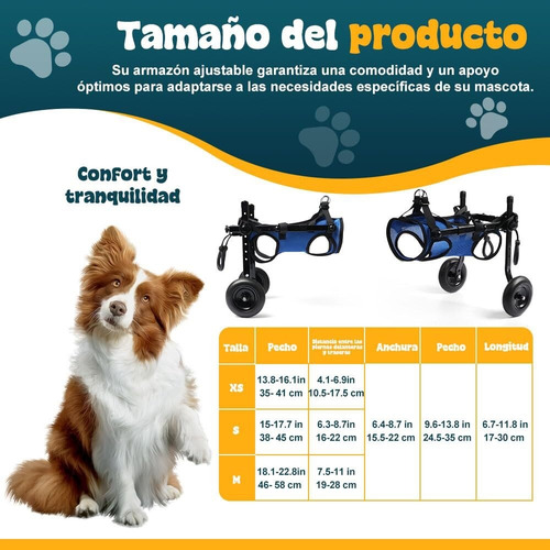 Z Silla De Ruedas Ligera Para Perros Carro Ajustable 1pc