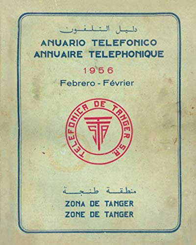 Anuario Telefonico Febrero 1956: Zona De Tanger