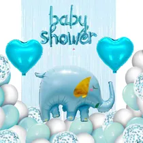 Comprar Combo Globos Baby Shower Elefante Bebe Decoracion Candy Bar