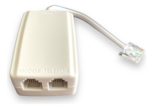 Kit 2x Micro Filtro Duplo Adsl Telefone Modem Internet Duplo