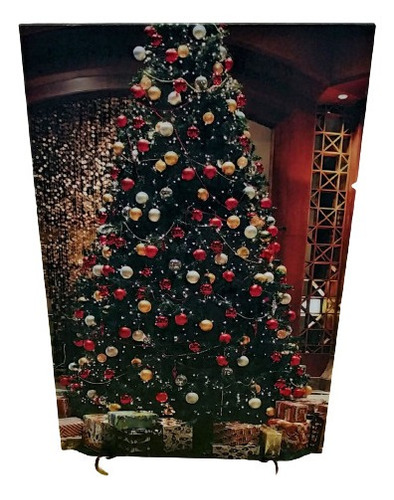 Imagem 1 de 4 de Quadro Decorativo Arvore De Natal