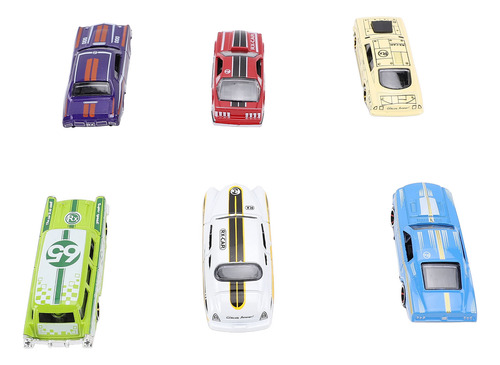 Modelo De Vehículo De Carreras, 6 Unidades, Minicoches Para