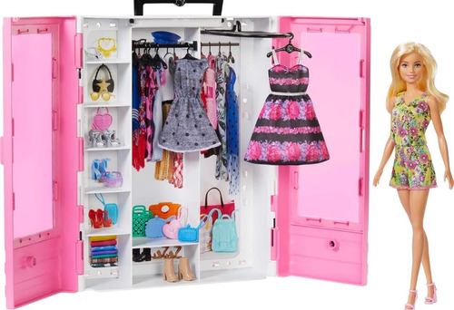 Barbie Fashion & Beauty Closet De Lujo Con Muñeca