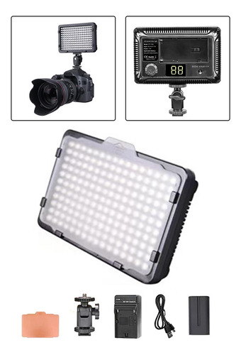 Luz Led Para Cámara, Lámpara De Vídeo Brillante Estilo A