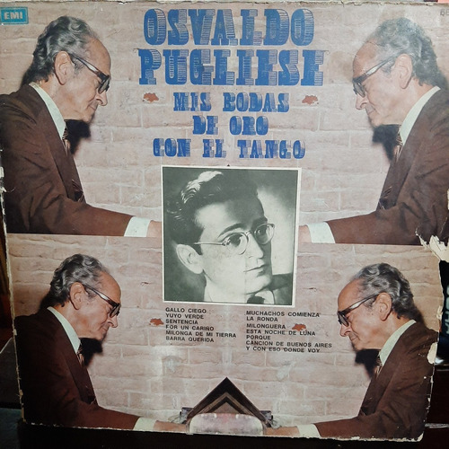 Vinilo Osvaldo Pugliese Mis Bodas De Oro Con El Tango T2