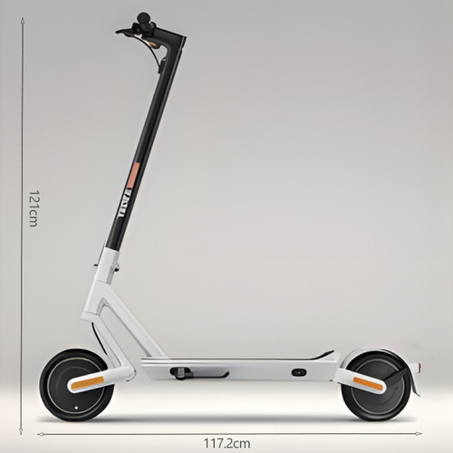 Scooter De Aleación Yadea Motor 600w 25km/h Autonomía 30km Blanco