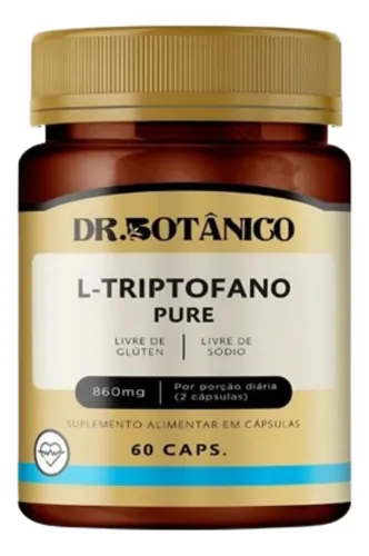 comprar L-triptofano Pure 860mg 60caps Dr Botanico