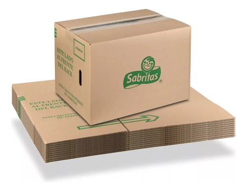Cajas Carton Mudanza Envíos Empaque 49x33x33 25piezas (Reacondicionado)