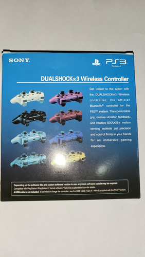 Pack 2 Joystick Sony Ps3 Dualshock 3 Mando Inalambrico Negro