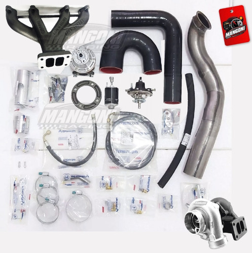 Kit Turbo Vw Ap Mi Turbo Encima P/ Ar E Dh + Turbina .42 Zr.