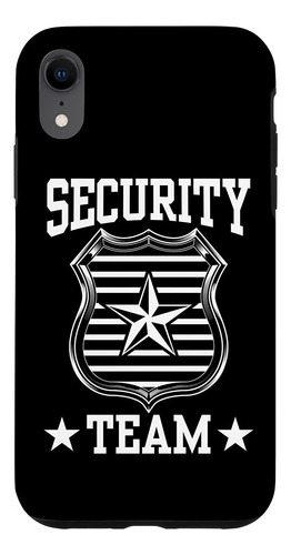 iPhone XR Security Team Officer Job Guard Bodyguard Case