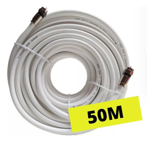 Cable Coaxial Simple Tv 50metros