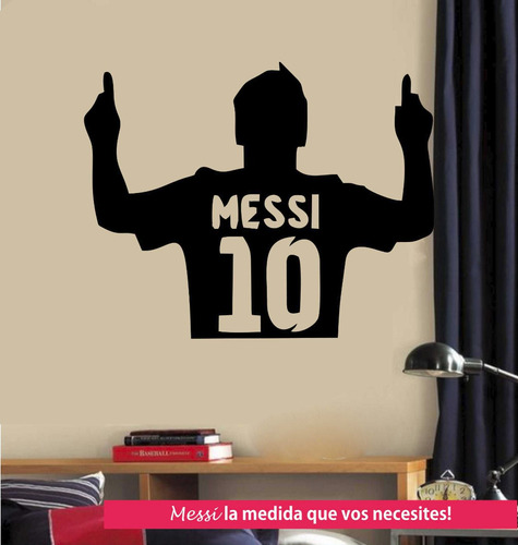 Vinilo Decorativo Messi Medida 60 X 40 Cms