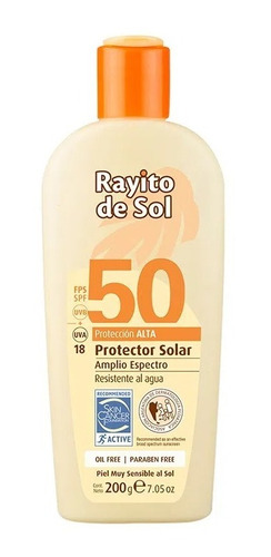 Protector Solar Rayito De Sol Fps 50 200g