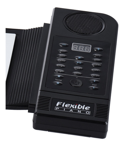 Piano Midi Electrónico Enrollable Portátil 61 Teclas