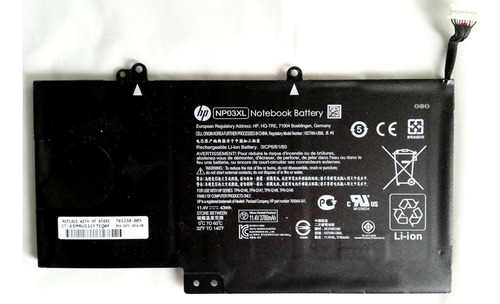 Batería Original Laptop Hp X360 Np03xl Envy 760944-421